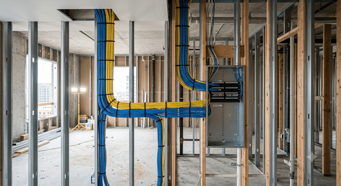 Framing stage wiring